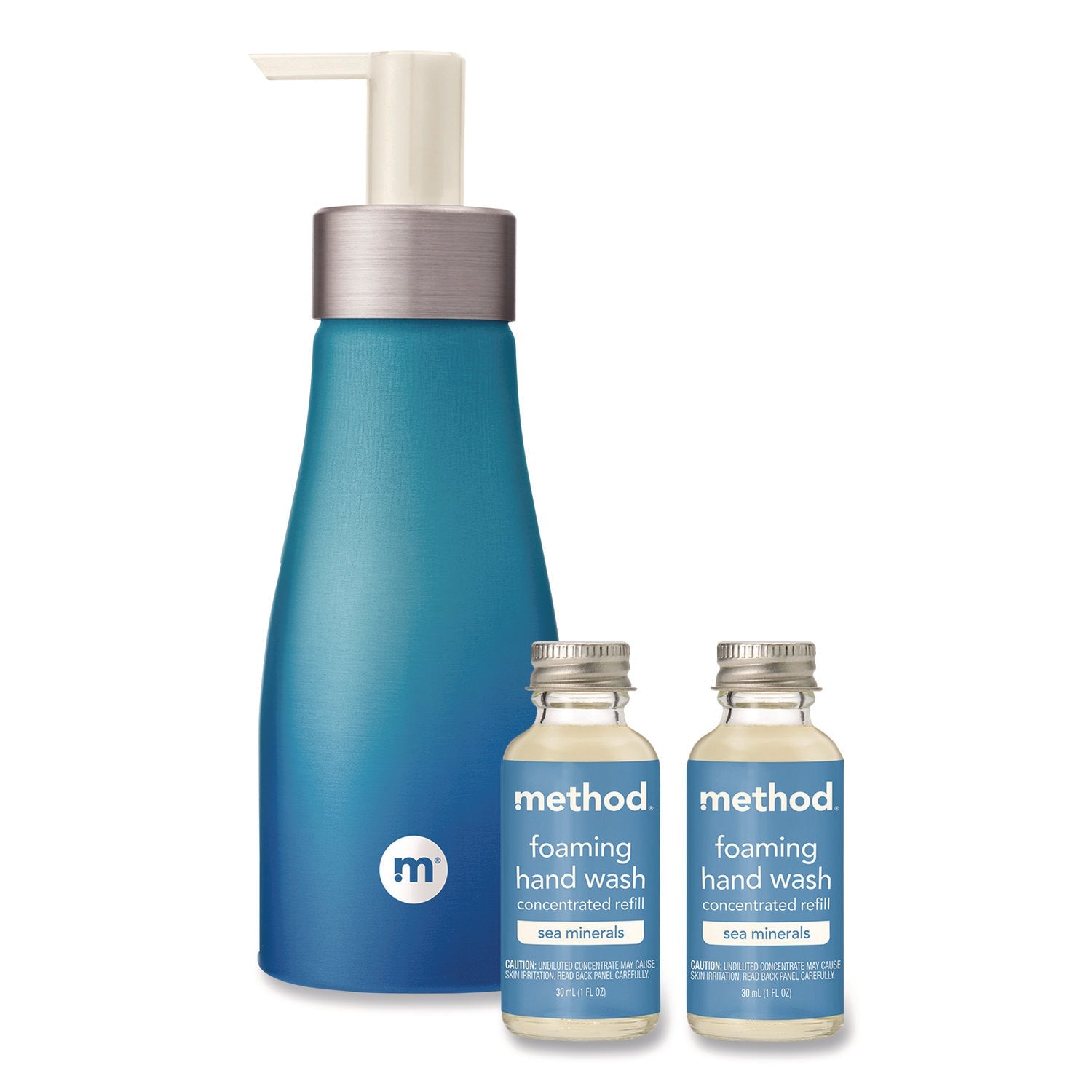 method-r-refill-reuse-foaming-hand-soap-refill-kit-sea-minerals-2-1-oz-refill-bottles-10-oz-dispenser-bottle-mth356001_1